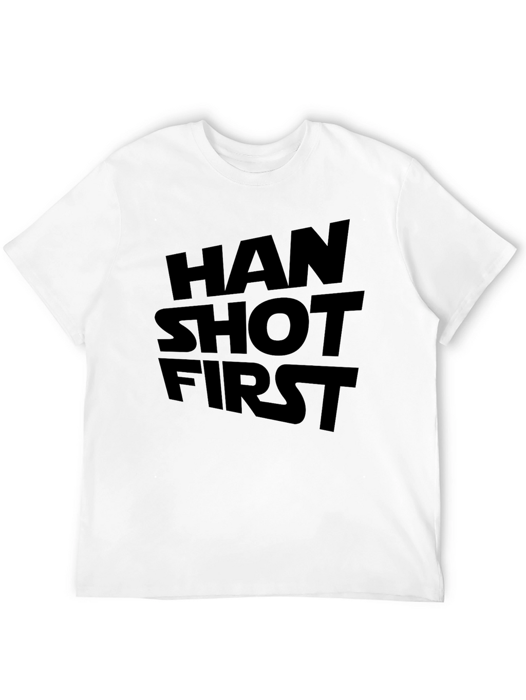 Han Shot First T-Shirt - Black Graphic Tee