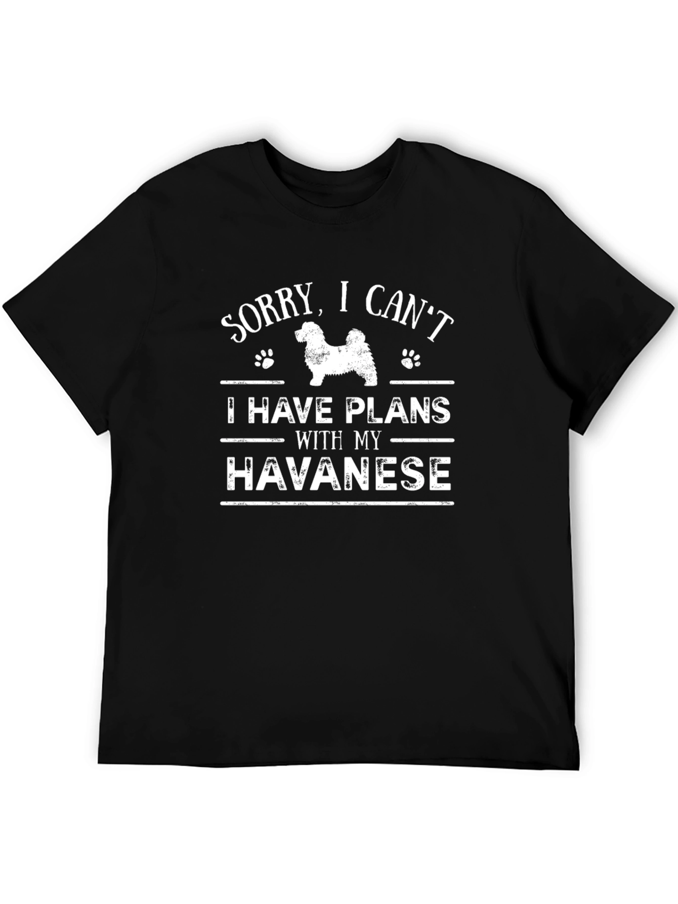 Havanese Dog Plans T-Shirt - Funny Dog Lover Tee