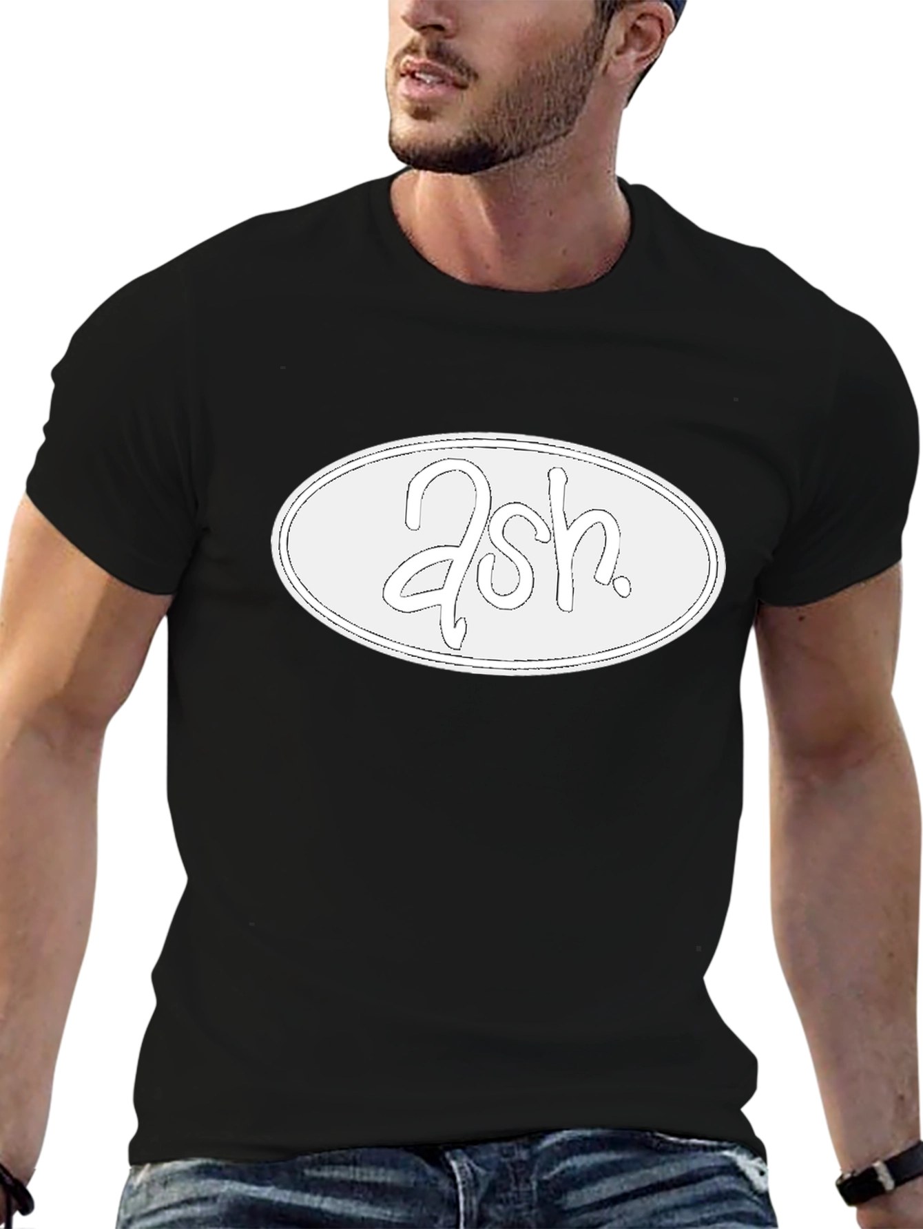 Ash Band Logo Black T-Shirt - Indie Rock Music Tee