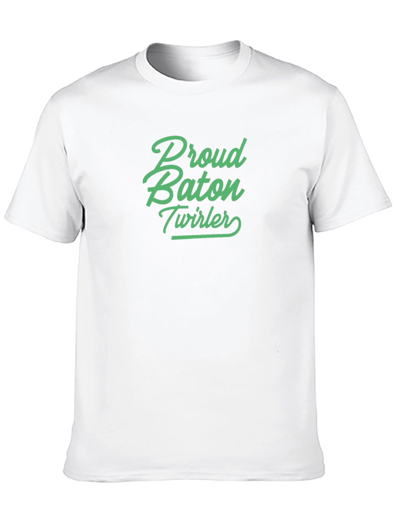Proud Baton Twirler Black T-Shirt