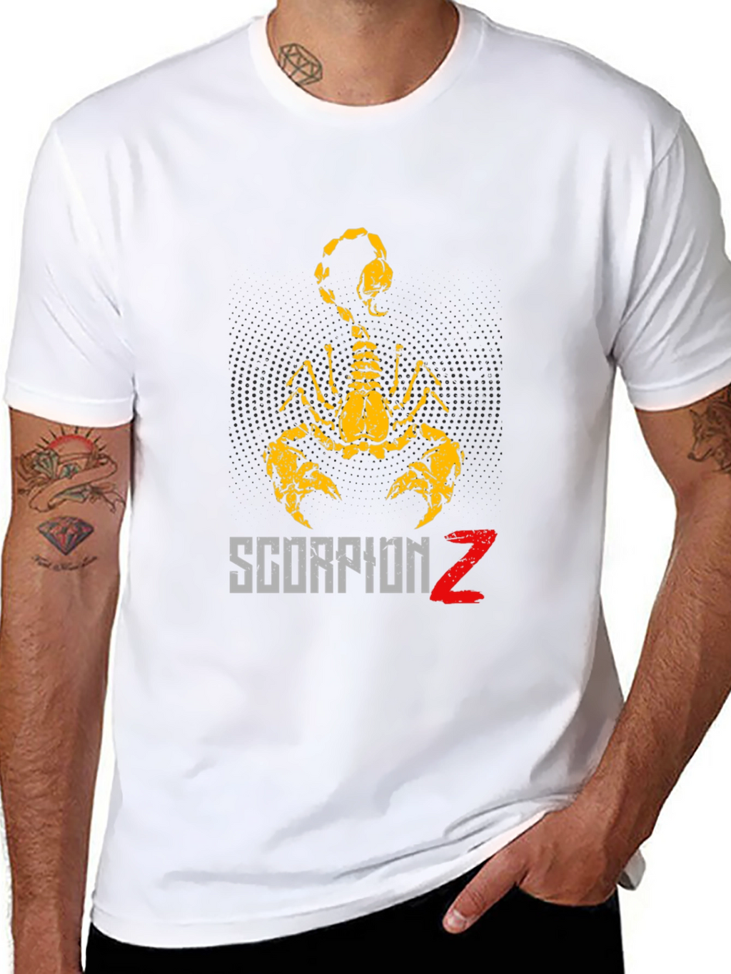 Scorpion Z Graphic T-Shirt - Black
