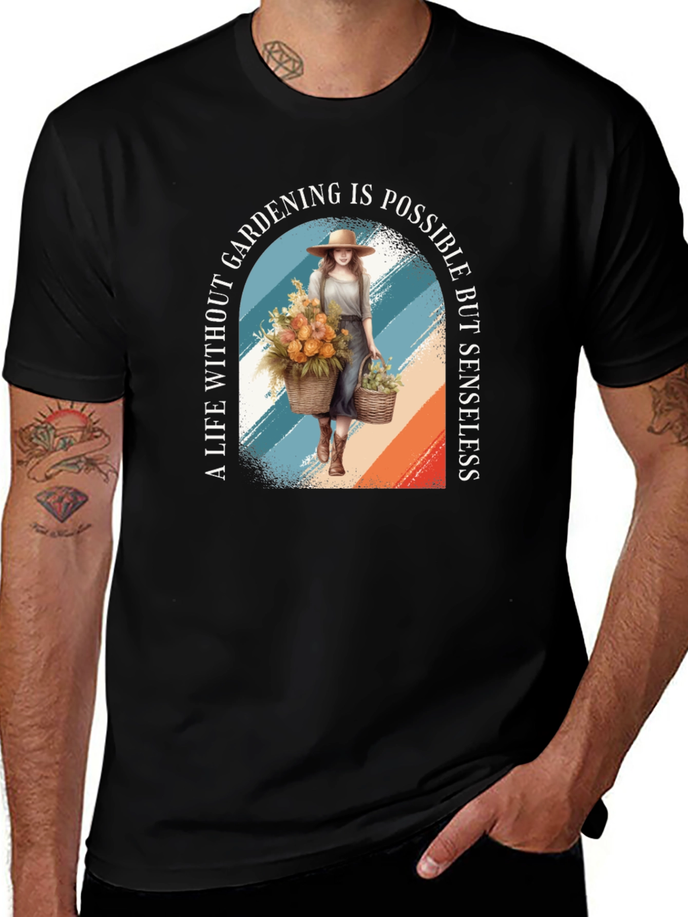 Gardening Life T-Shirt - A Life Without Gardening