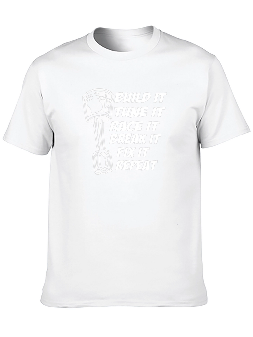 Build It Race It T-Shirt | Mechanic Gift
