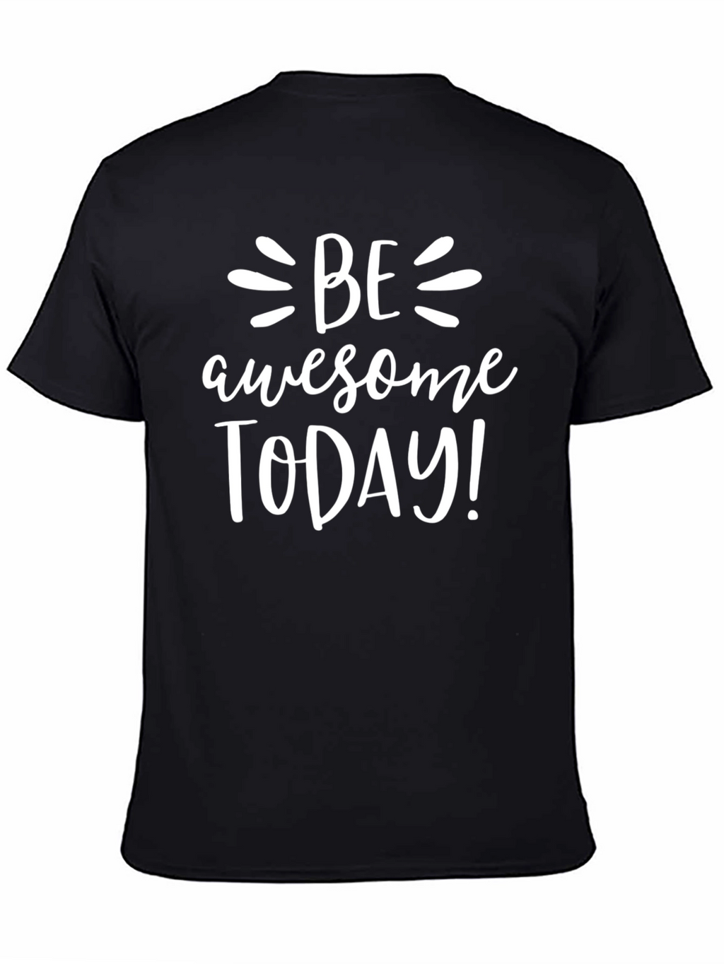 Be Awesome Today Graphic Tee - Black