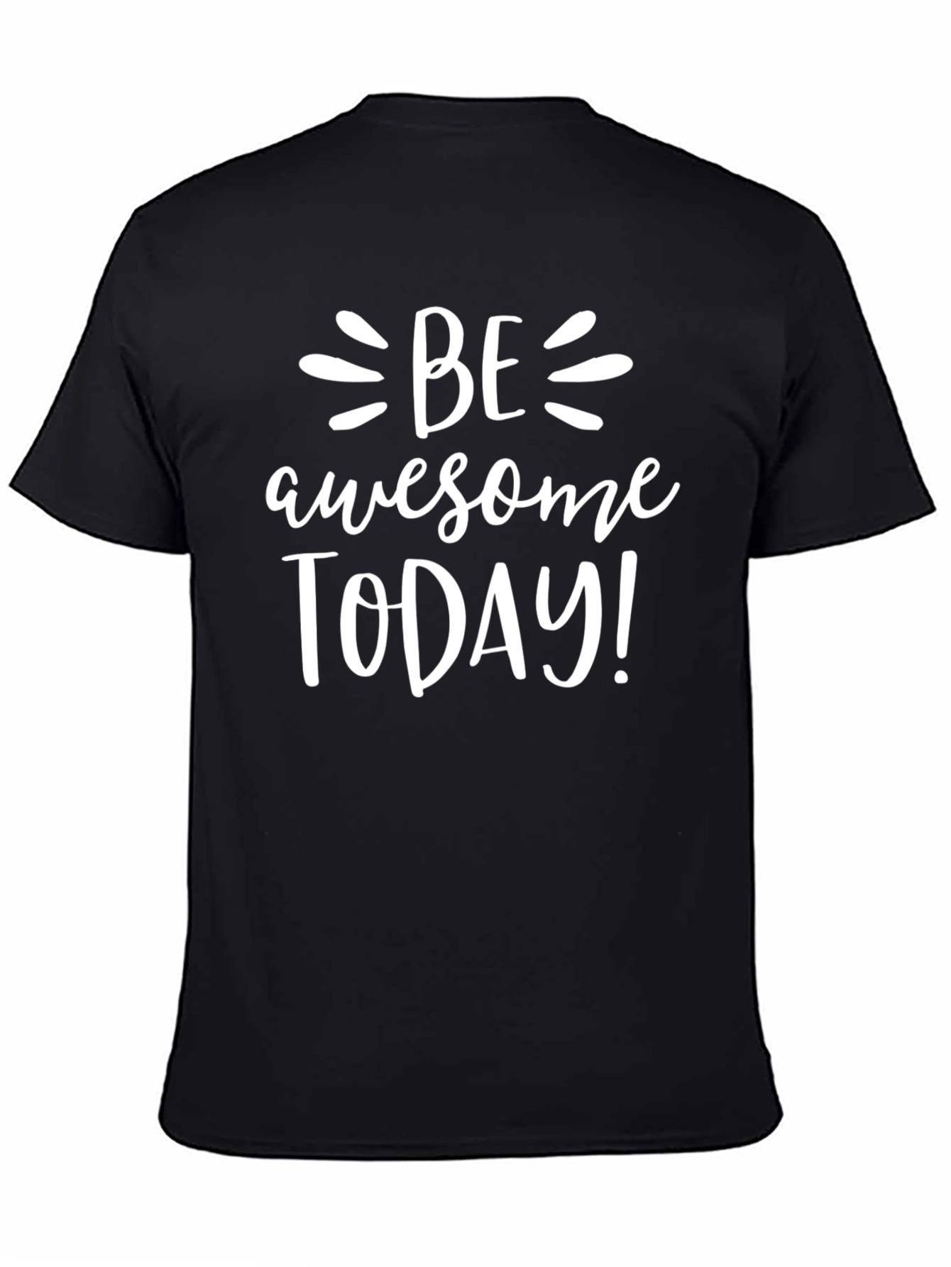 Be Awesome Today Graphic Tee - Black