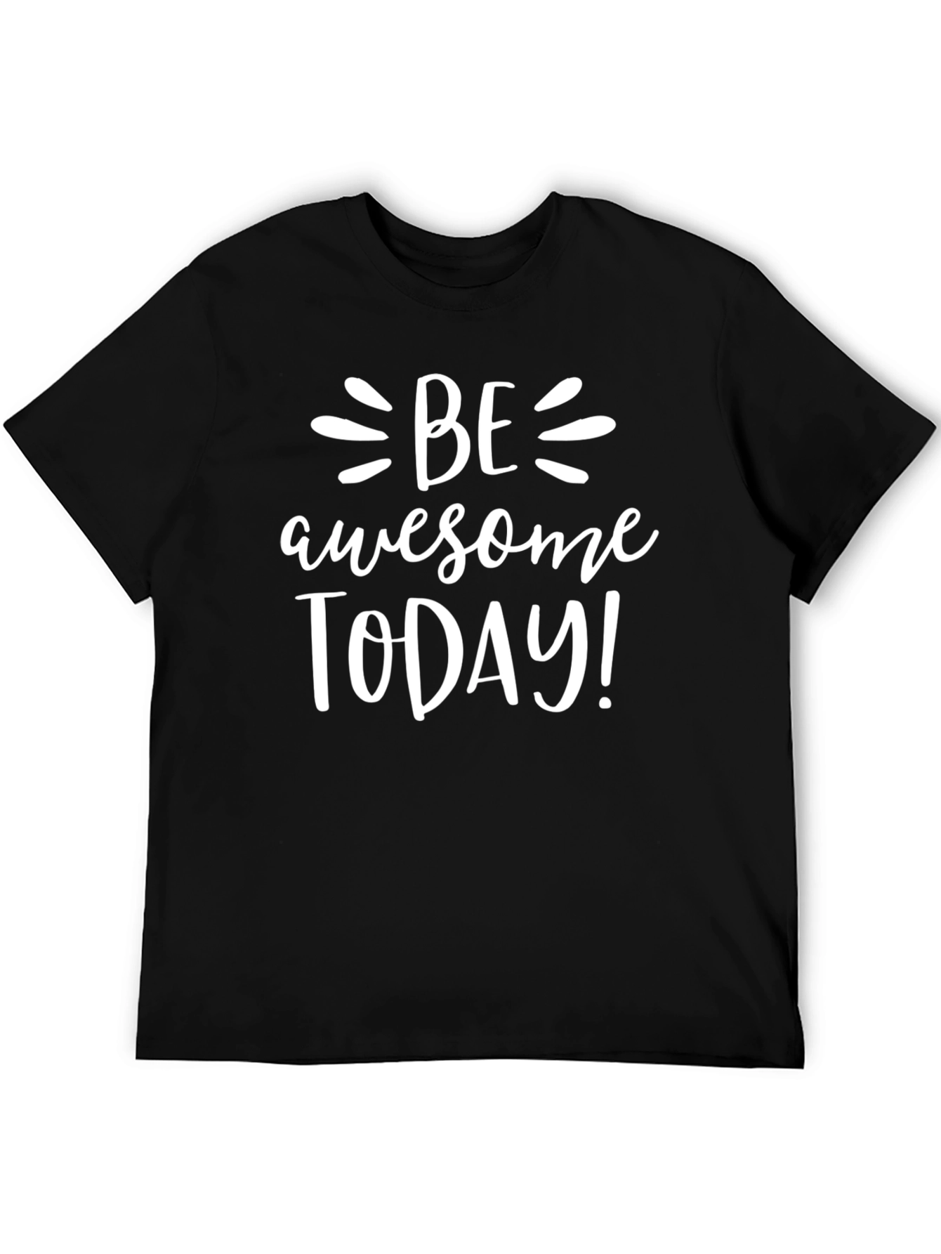 Be Awesome Today Graphic Tee - Black