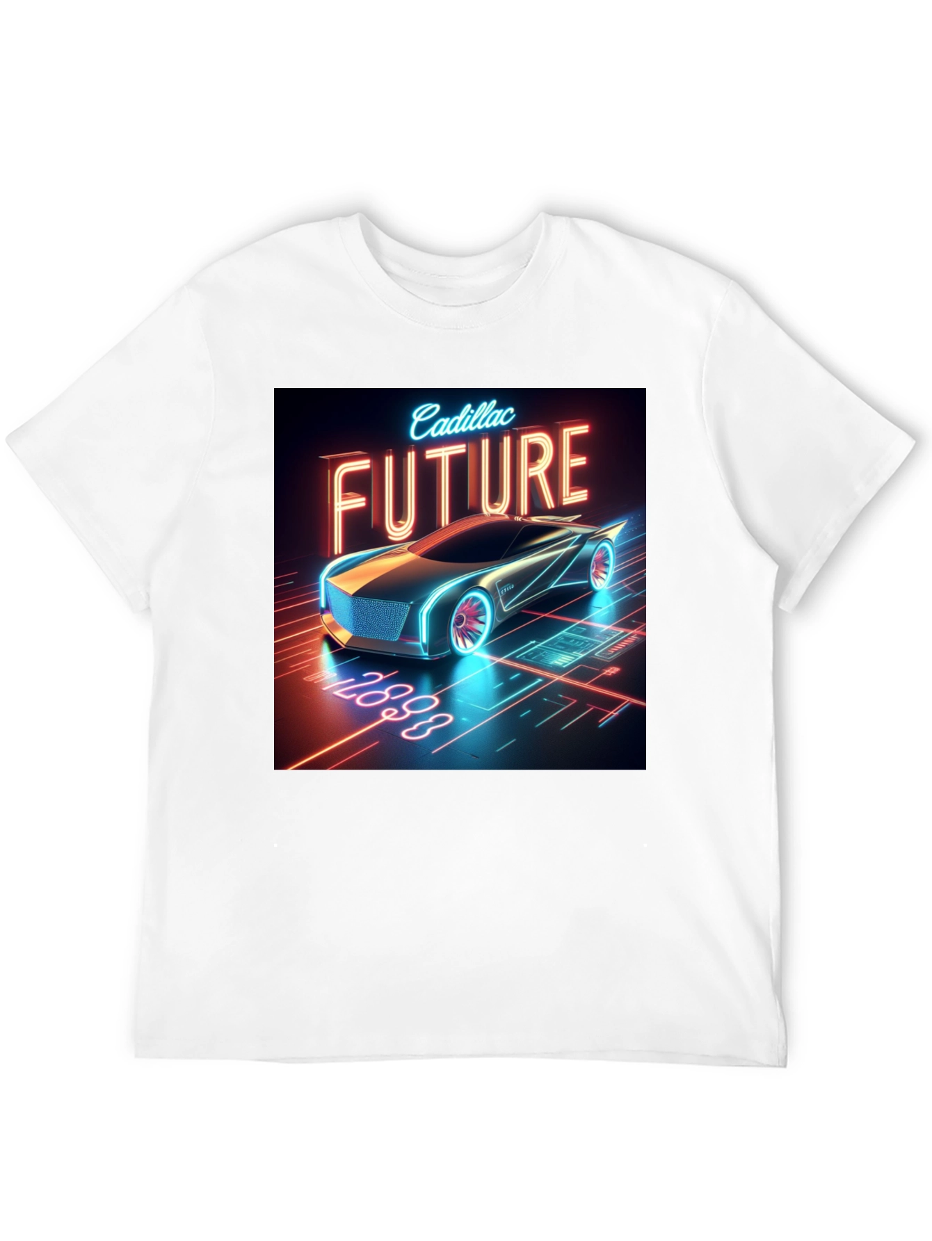 Cadillac Future T-Shirt - Black Graphic Tee