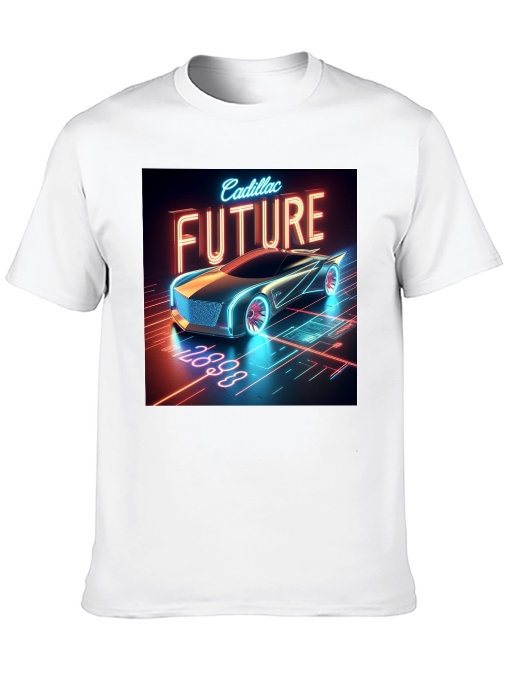 Cadillac Future T-Shirt - Black Graphic Tee