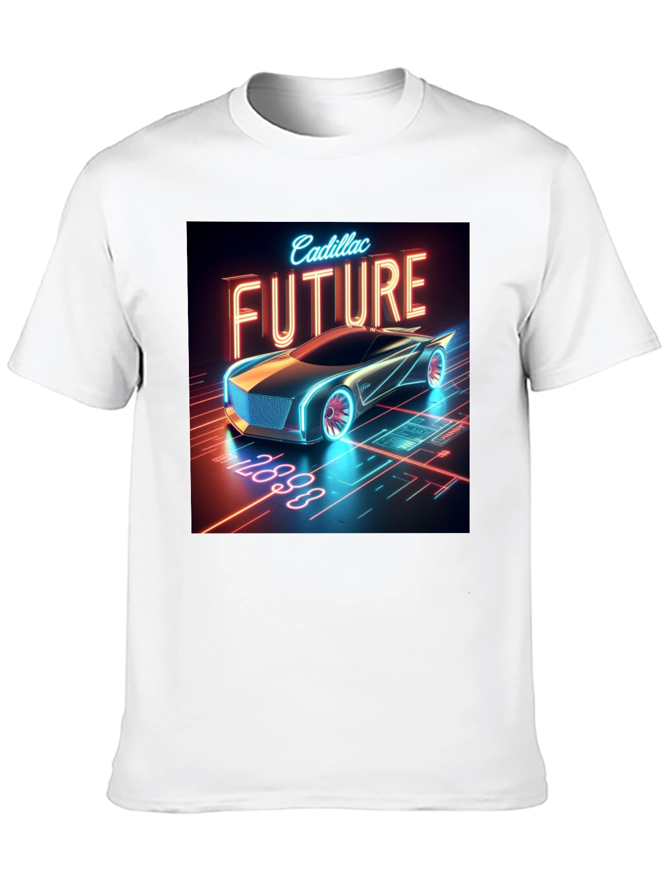 Cadillac Future T-Shirt - Black Graphic Tee