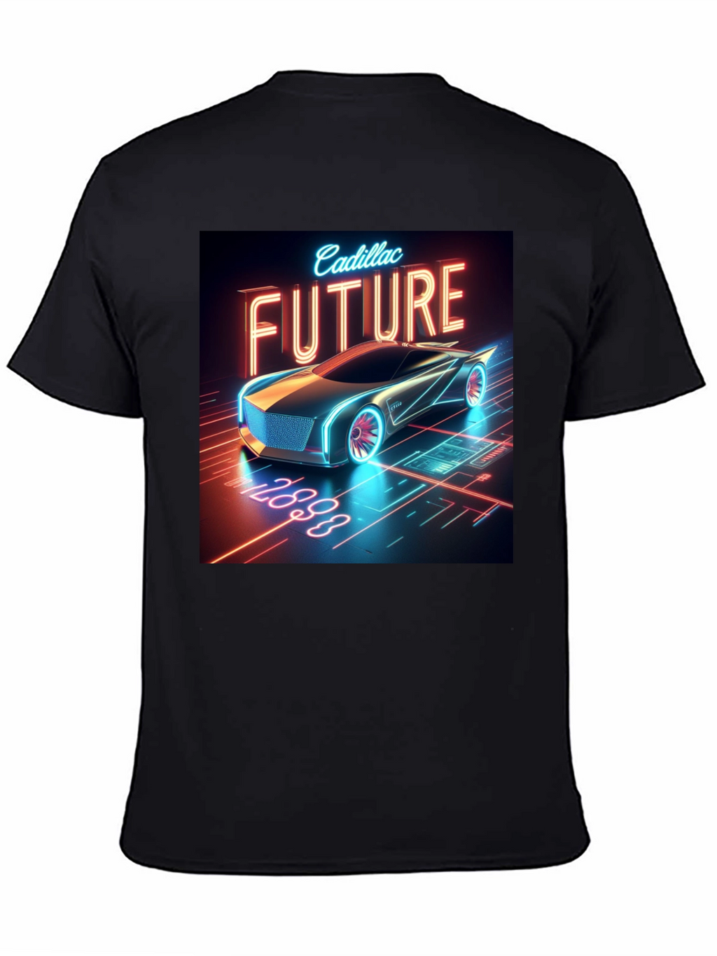 Cadillac Future T-Shirt - Black Graphic Tee