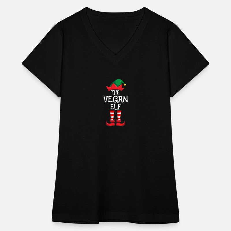 Vegan Elf Matching Family Christmas Vegetarian