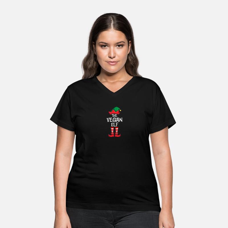 Vegan Elf Matching Family Christmas Vegetarian