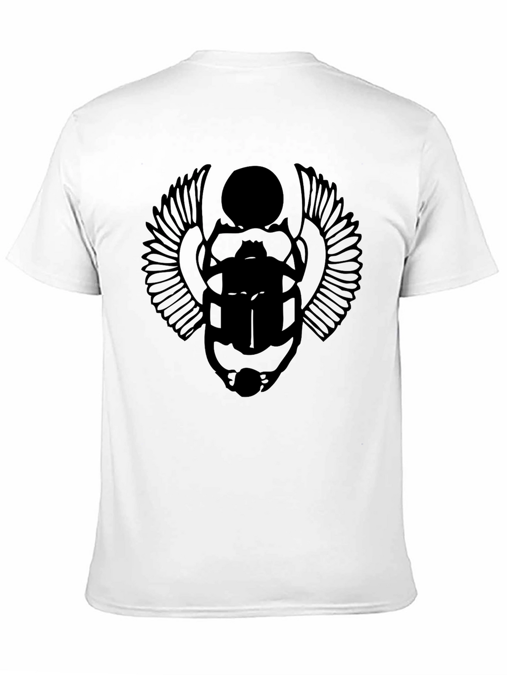 Black Scarab Beetle Graphic T-Shirt