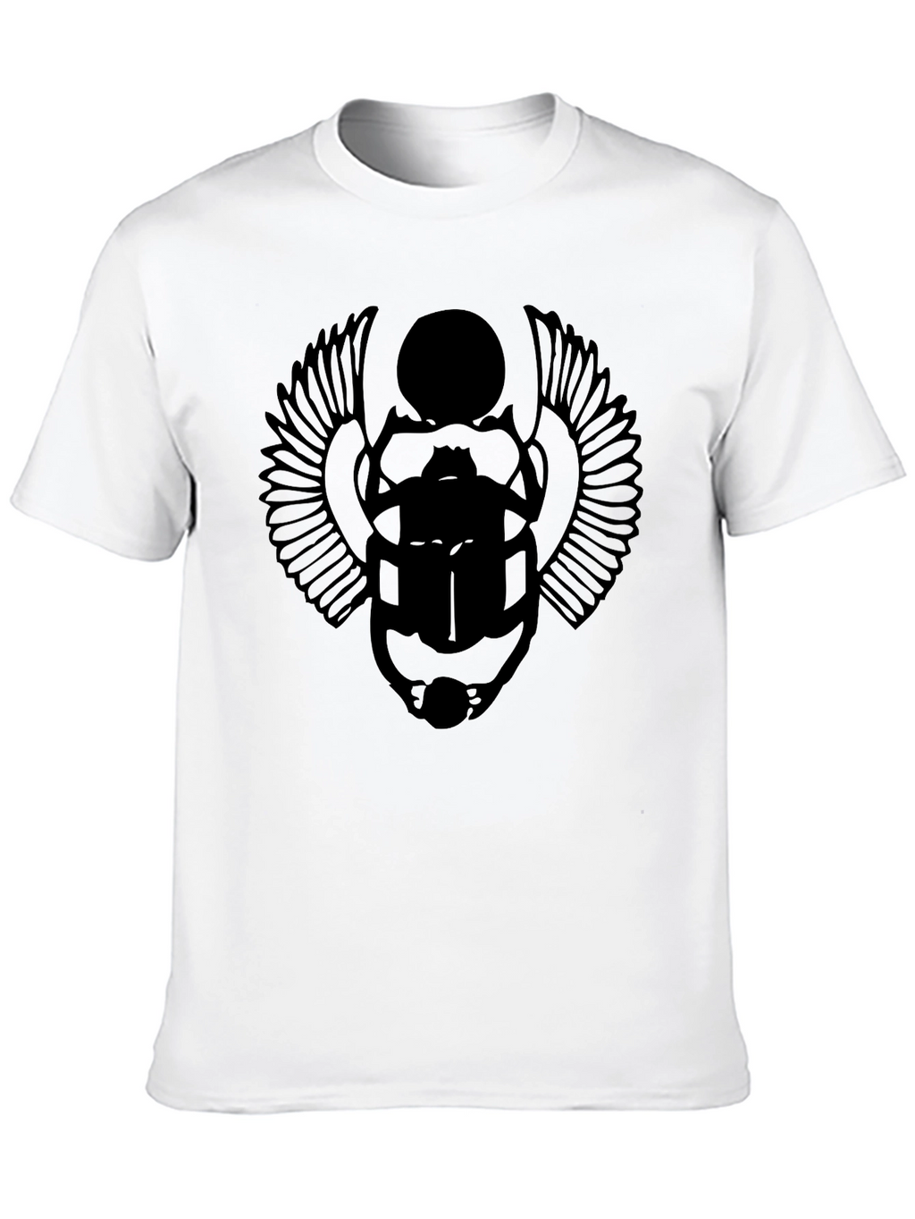 Black Scarab Beetle Graphic T-Shirt