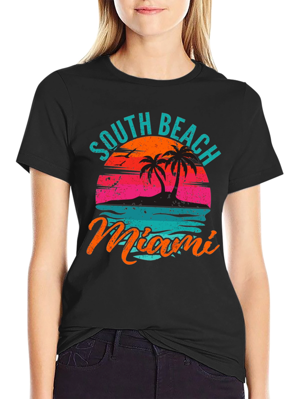 South Beach Miami Graphic T-Shirt
