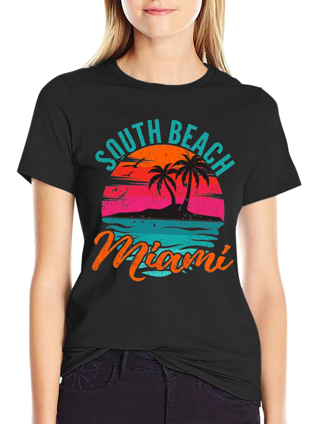 South Beach Miami Graphic T-Shirt