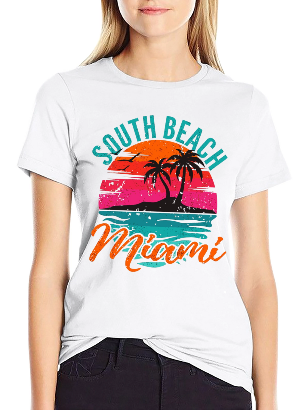 South Beach Miami Graphic T-Shirt