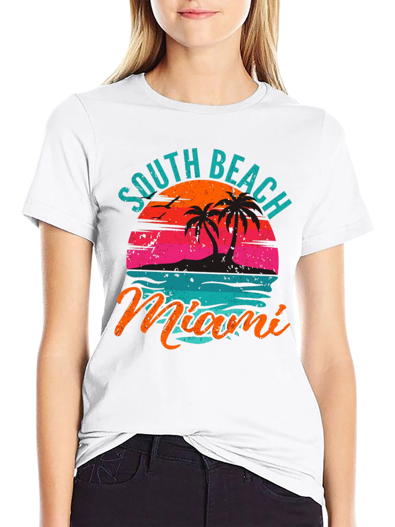 South Beach Miami Graphic T-Shirt