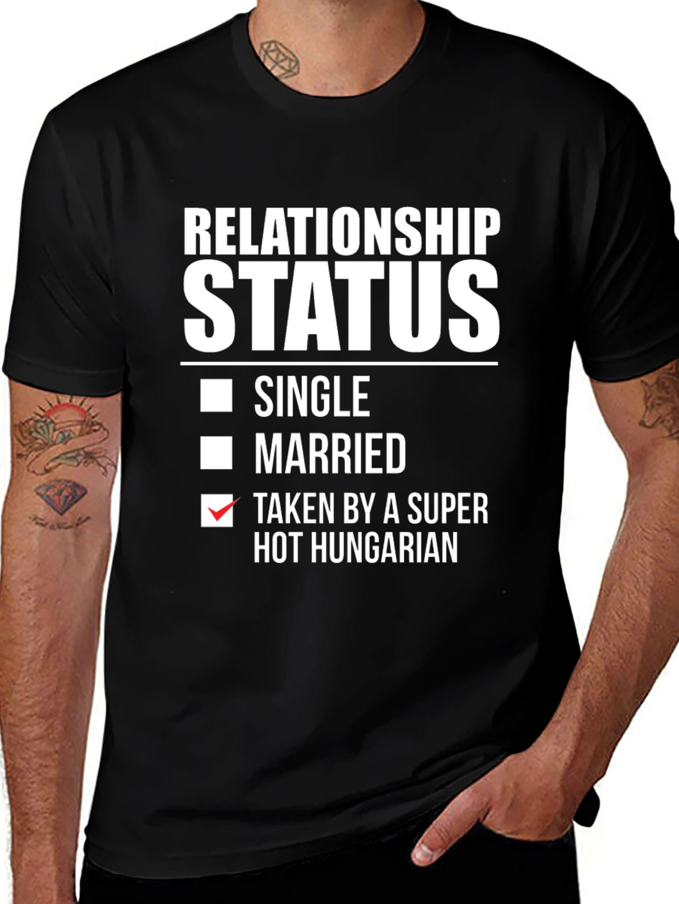 Relationship Status Taken By Hot Hungarian T-Shirt