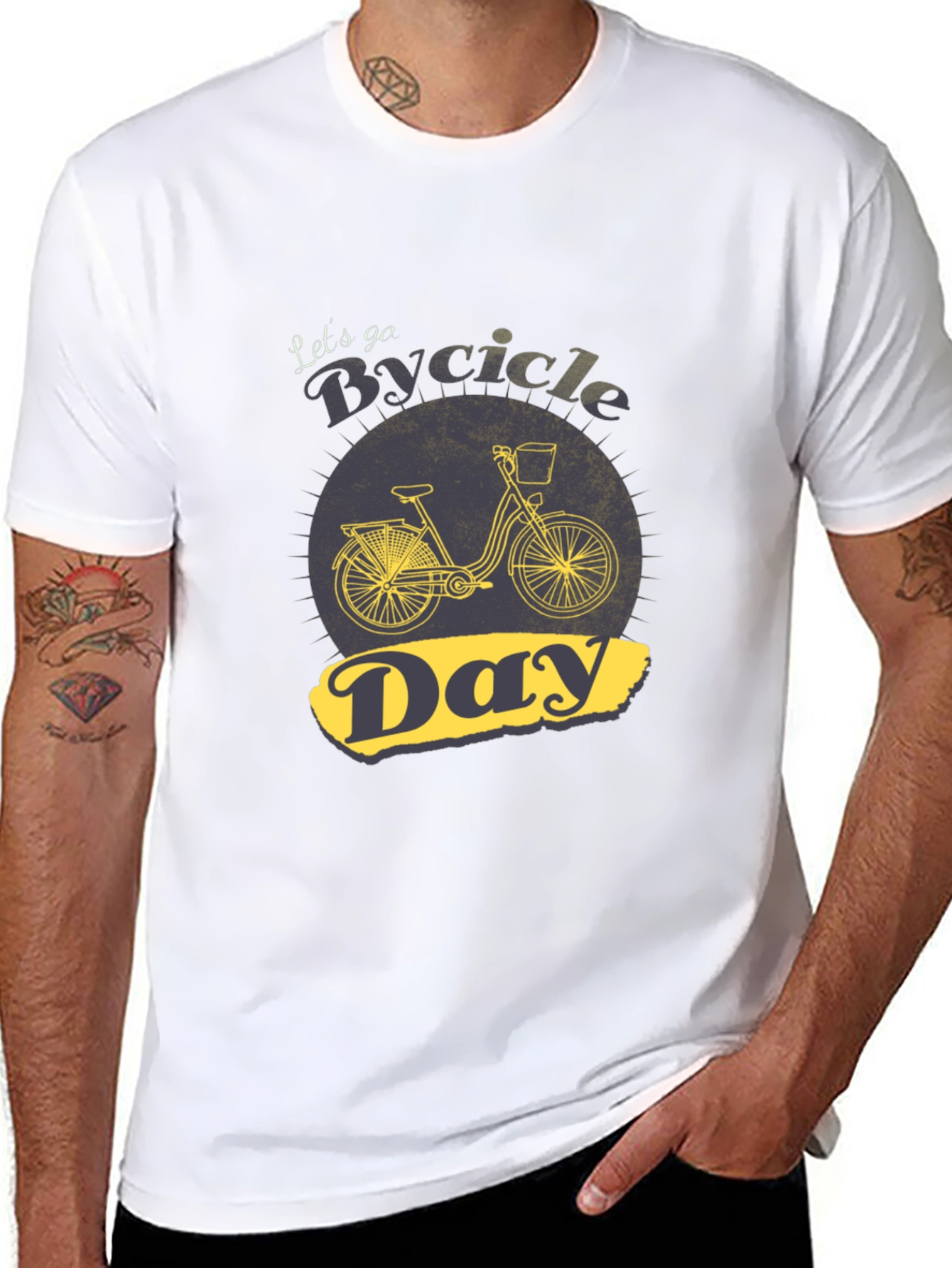 Bicycle Day T-Shirt - Lets Go Cycling!