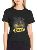 Bicycle Day T-Shirt - Lets Go Cycling!