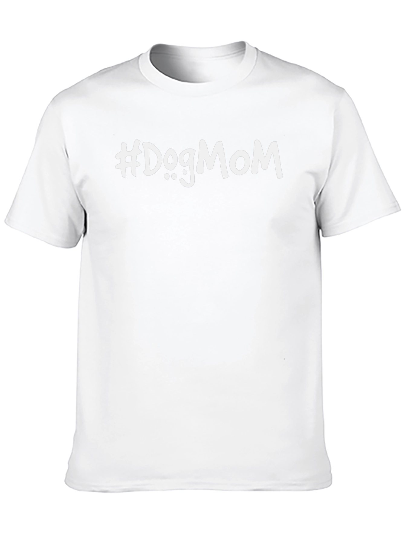 #DogMom Black T-Shirt - Trendy Casual Wear