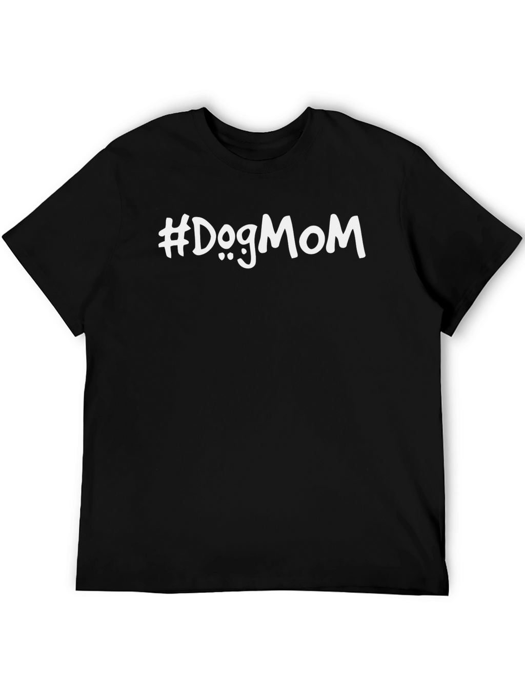 #DogMom Black T-Shirt - Trendy Casual Wear