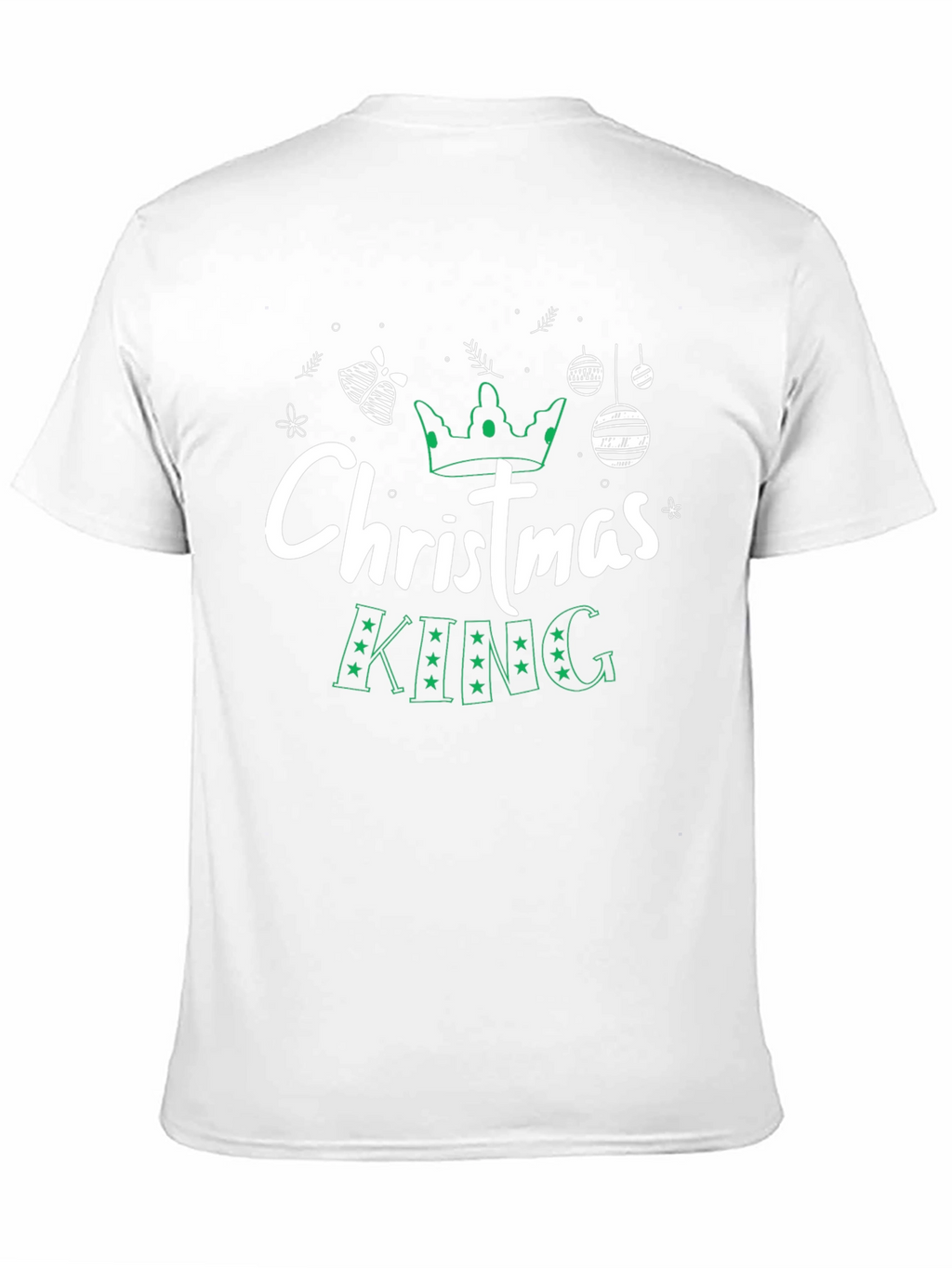 Christmas King Black Graphic Tee