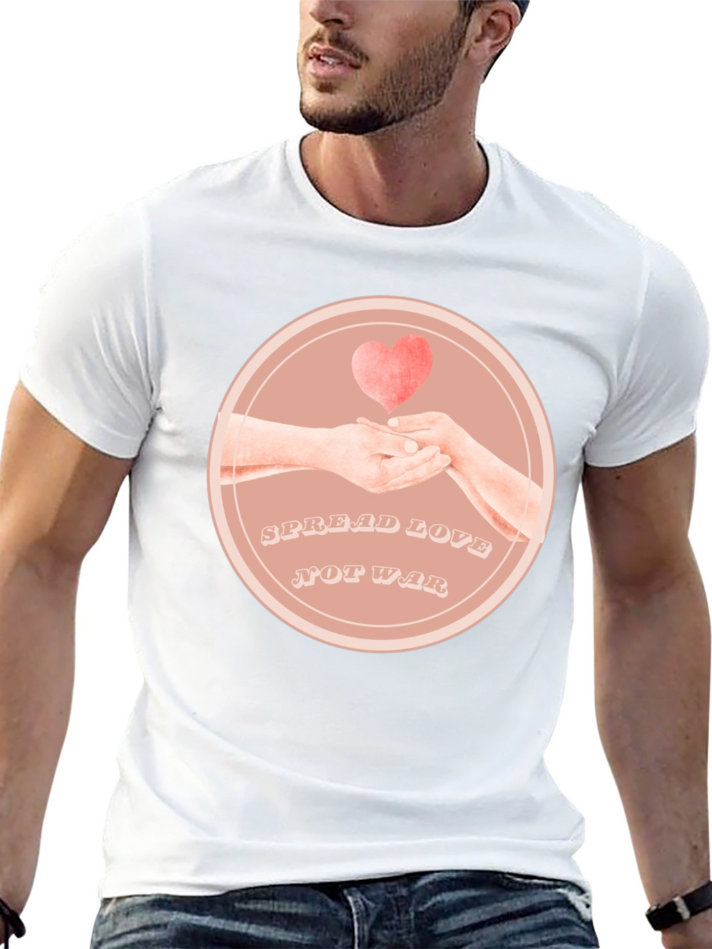 Spread Love Not War Graphic Tee