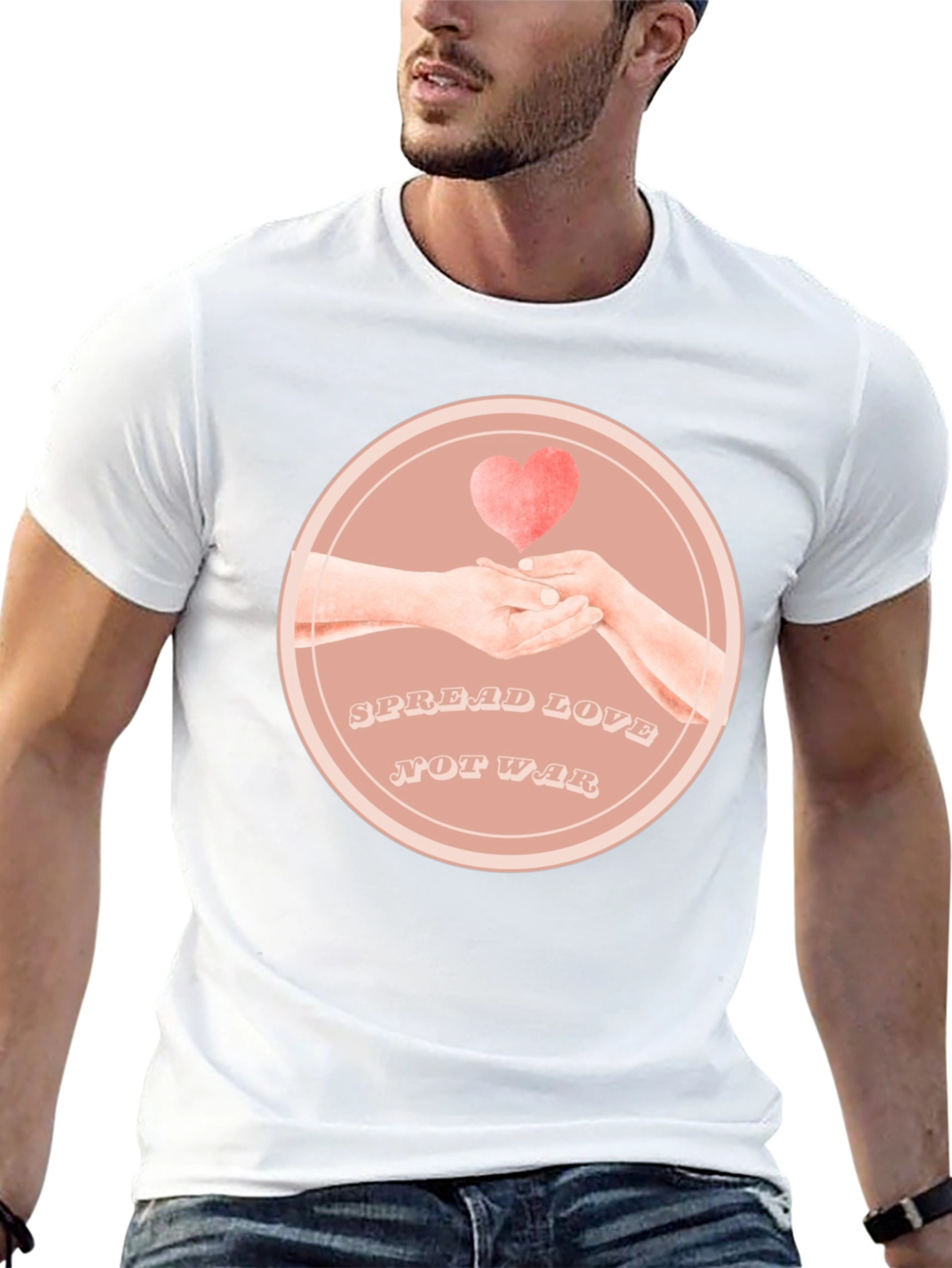 Spread Love Not War Graphic Tee