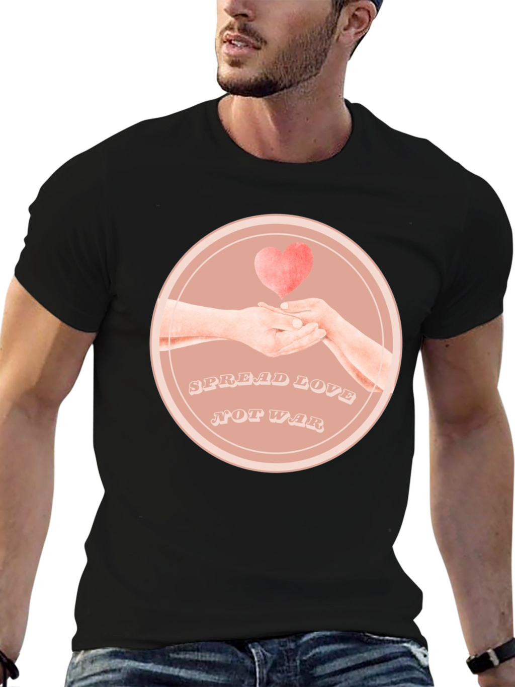 Spread Love Not War Graphic Tee