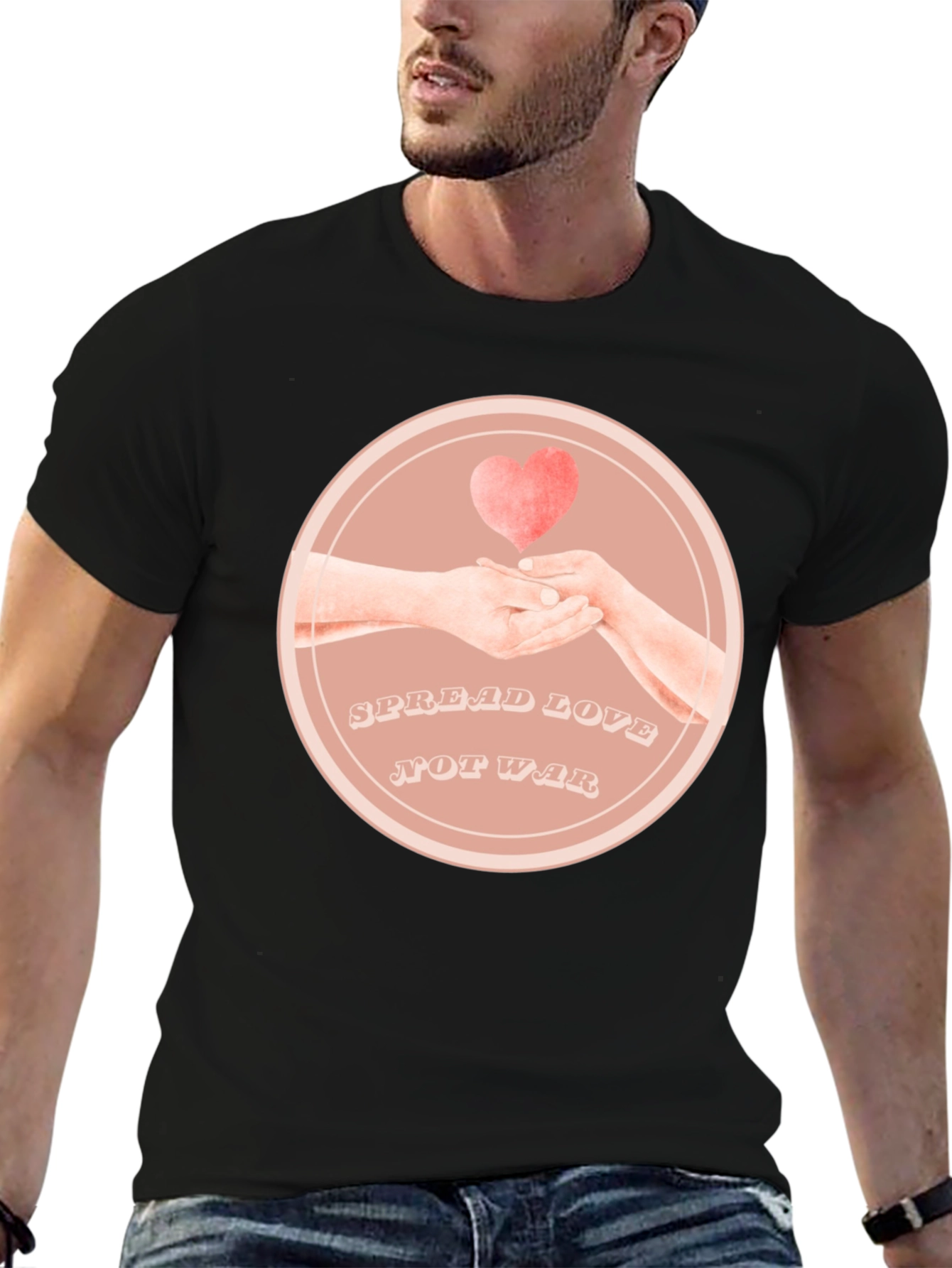 Spread Love Not War Graphic Tee