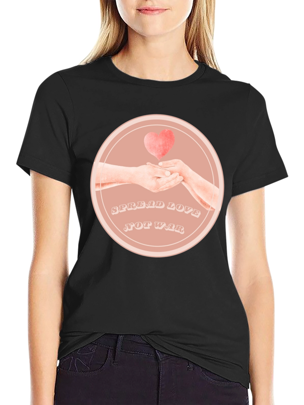 Spread Love Not War Graphic Tee