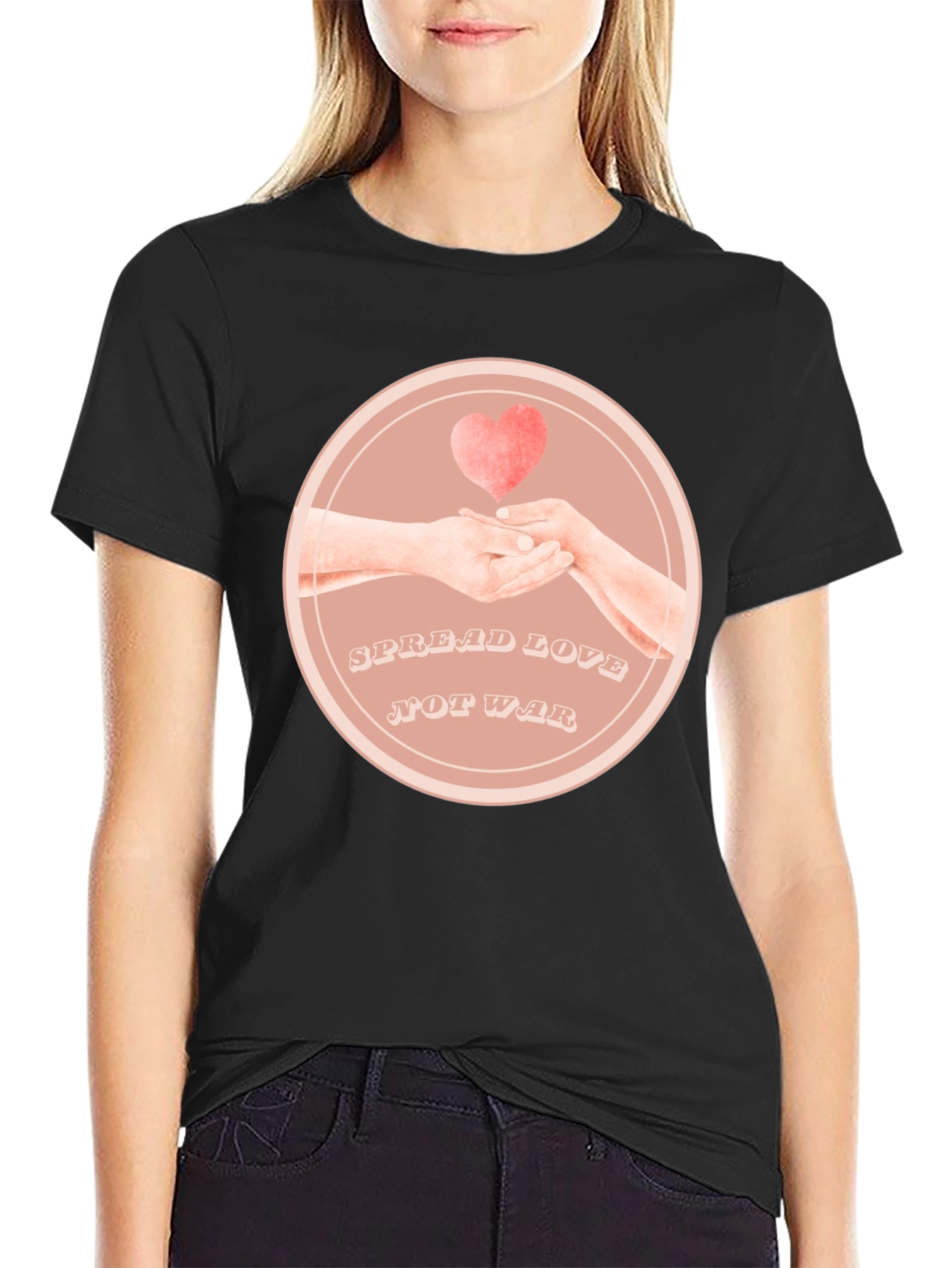 Spread Love Not War Graphic Tee