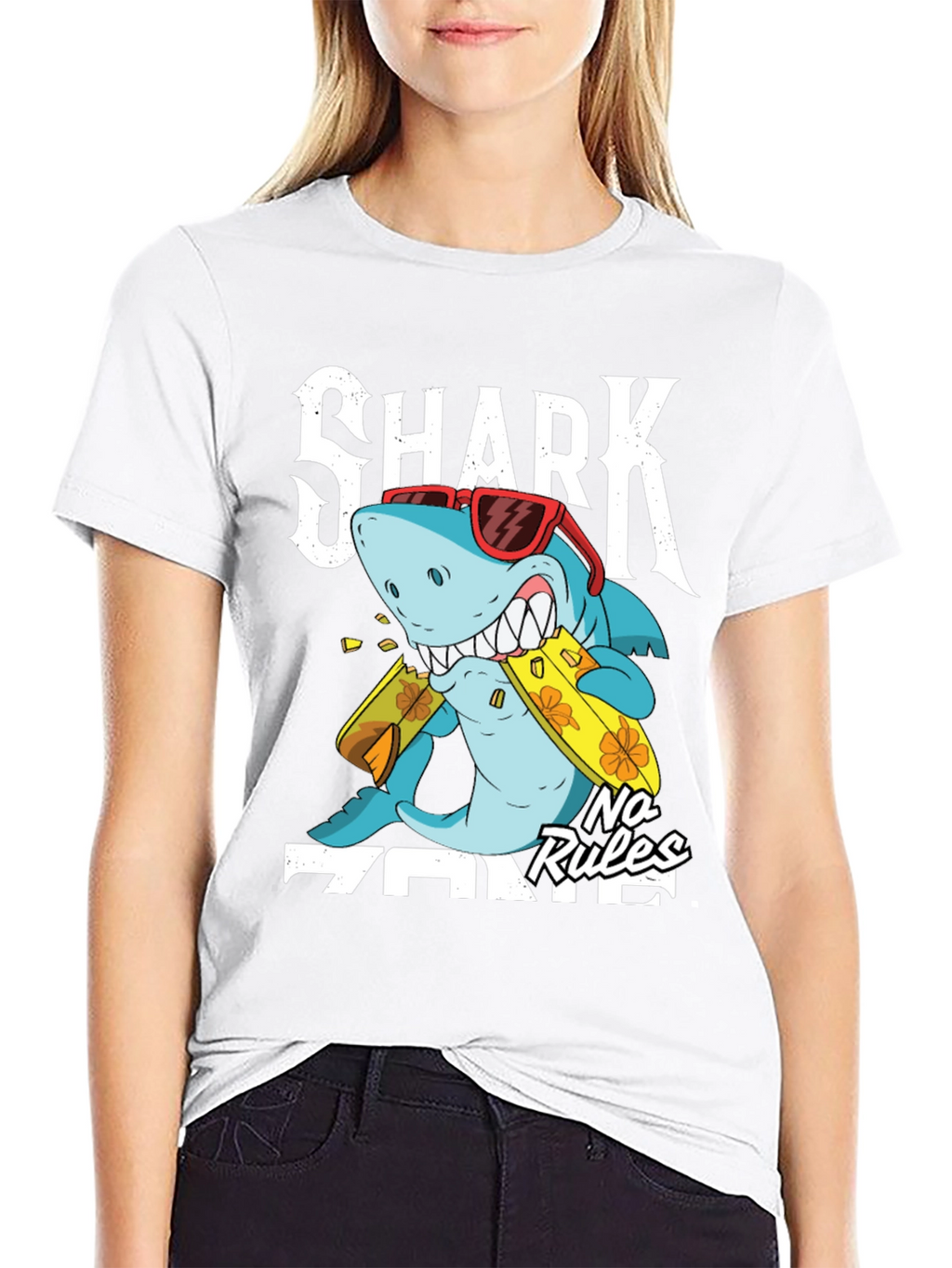 Shark Zone No Rules Graphic Tee