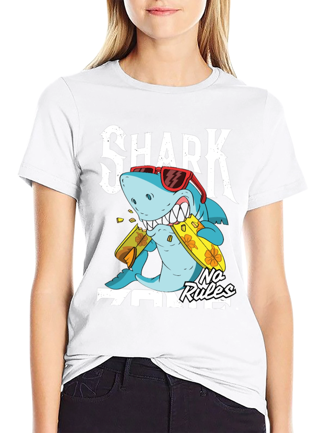 Shark Zone No Rules Graphic Tee