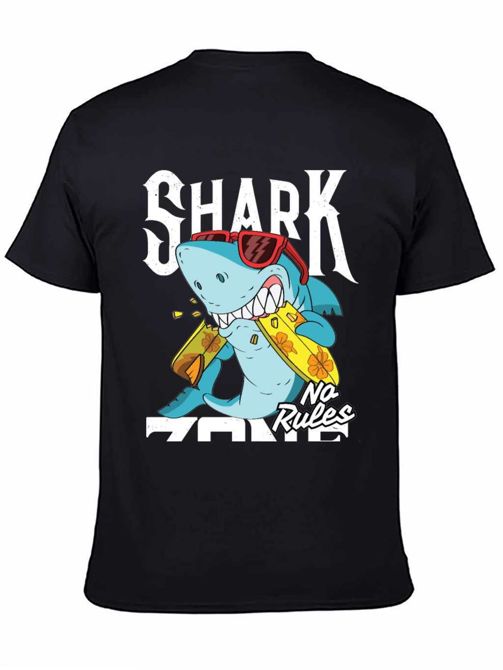 Shark Zone No Rules Graphic Tee