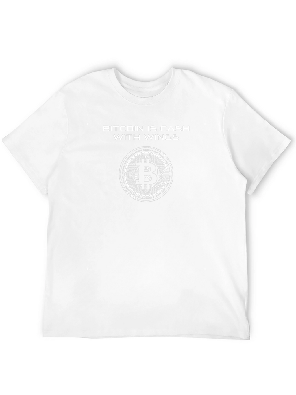 Bitcoin Is Cash With Wings Black T-Shirt