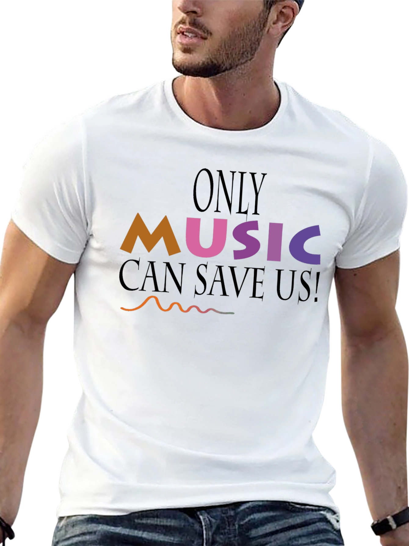 Music Lovers T-Shirt: Only Music Can Save Us!