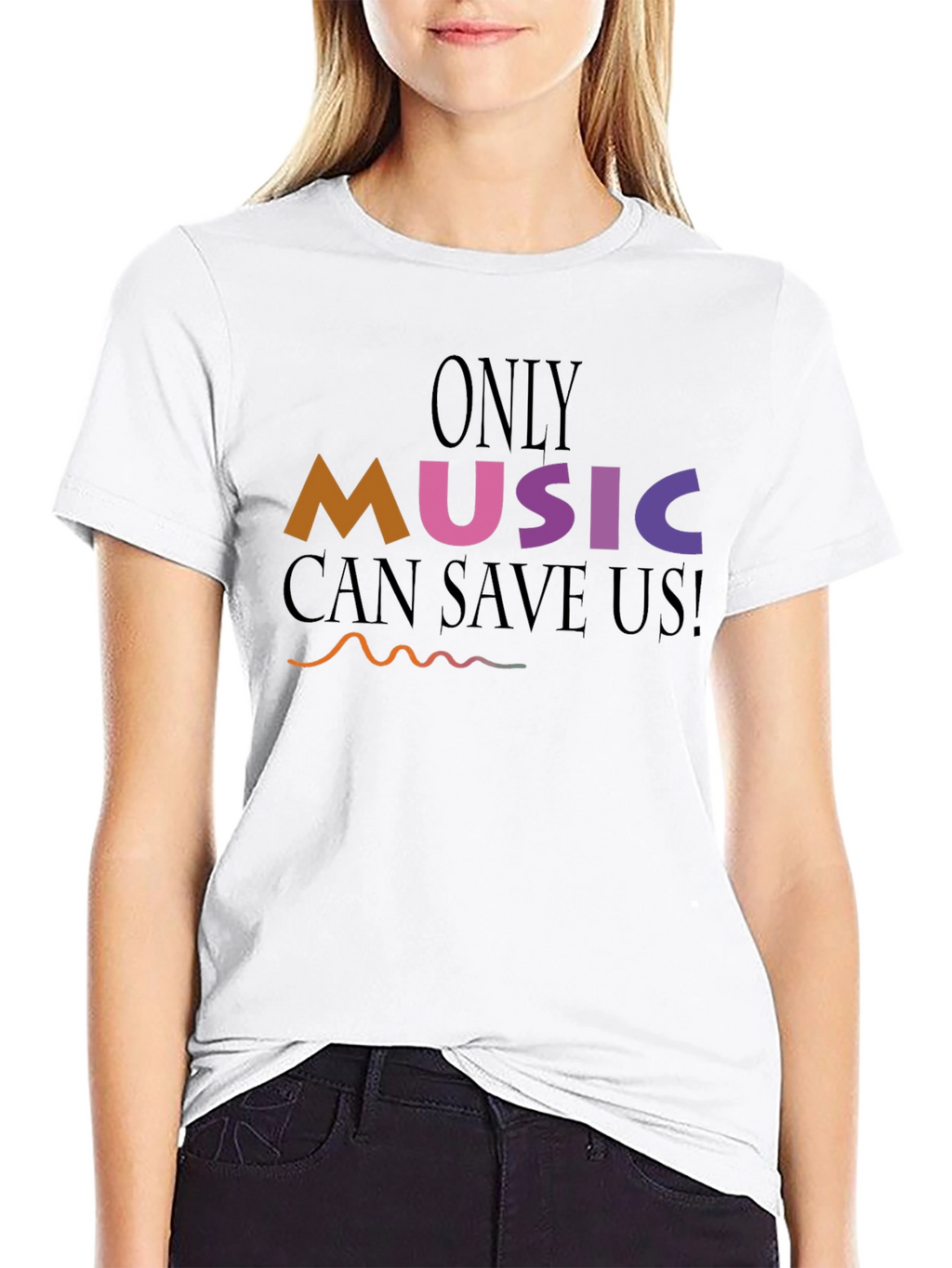 Music Lovers T-Shirt: Only Music Can Save Us!