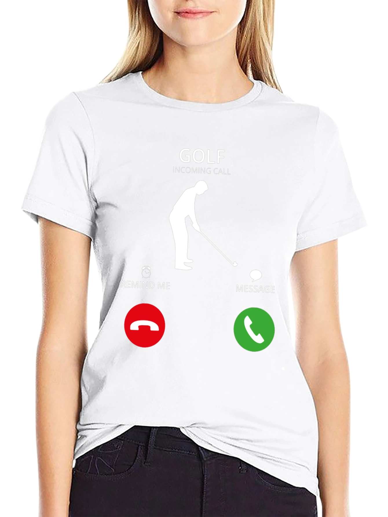 Golf Incoming Call Funny T-Shirt