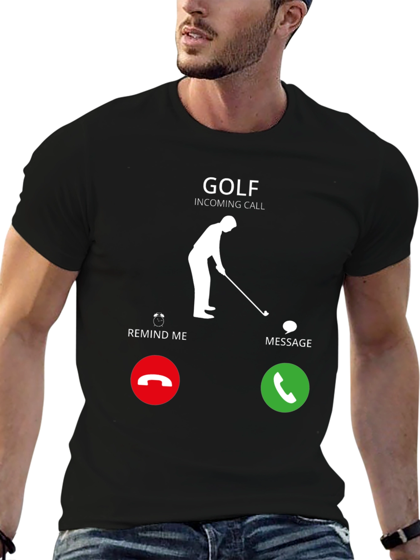 Golf Incoming Call Funny T-Shirt