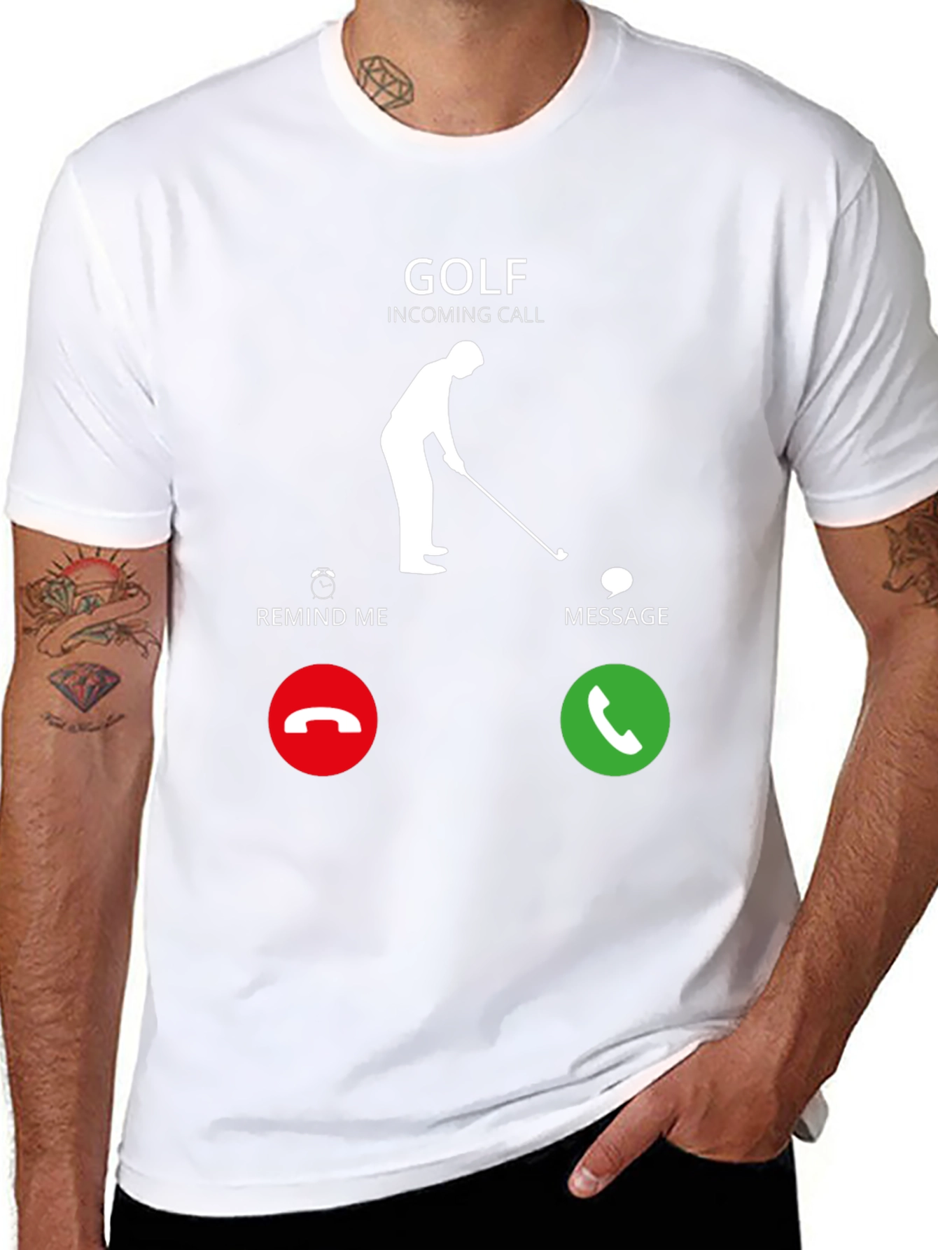 Golf Incoming Call Funny T-Shirt
