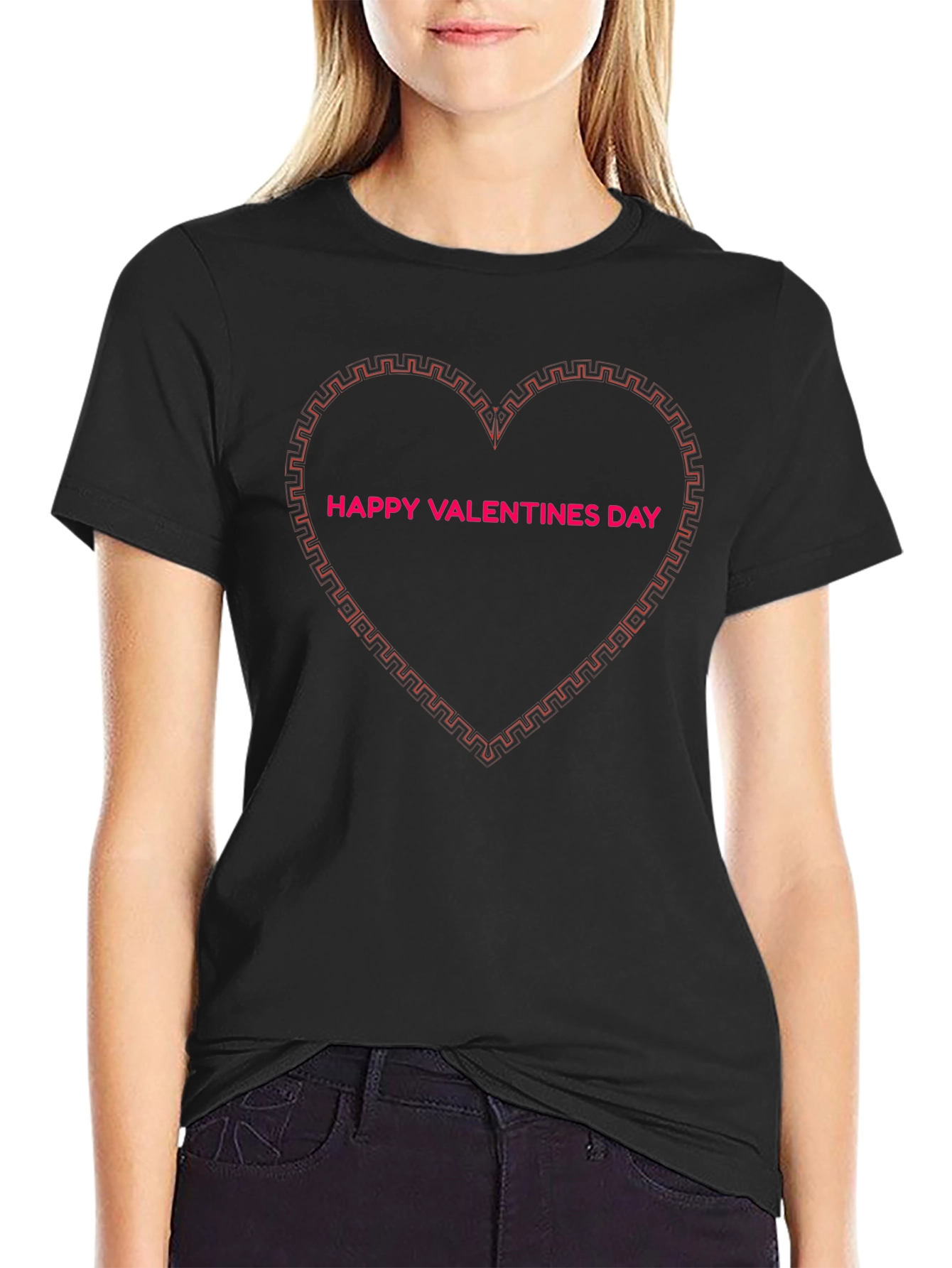 Happy Valentines Day Gear Heart T-Shirt