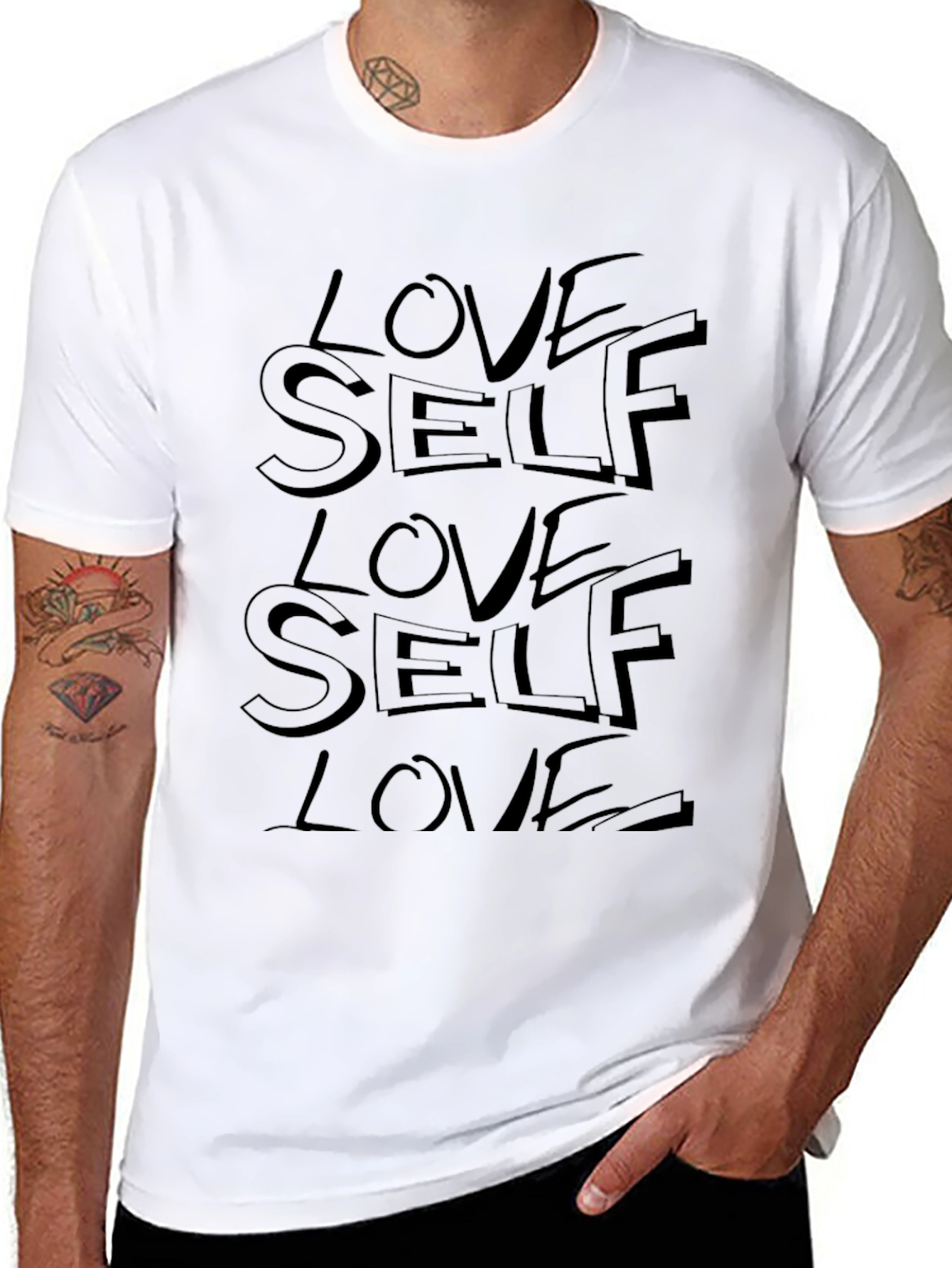 Love Self Black T-Shirt