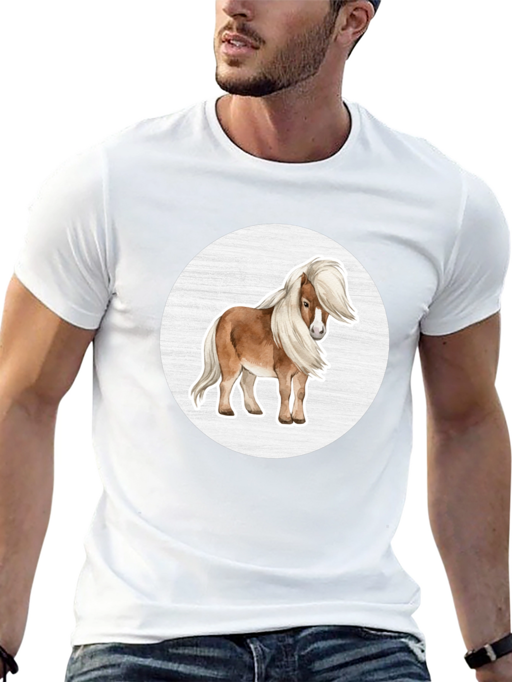 Horse Graphic T-Shirt - Unique Design