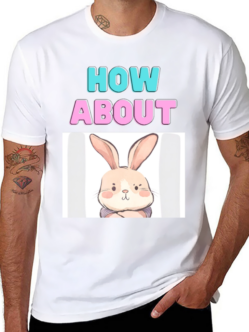 How About Bunny T-Shirt - Cute & Comfy