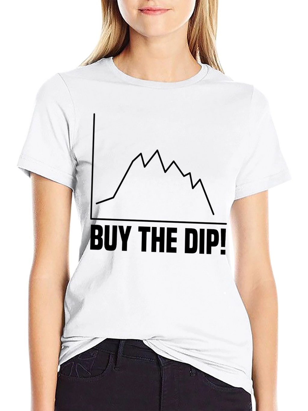 Buy the Dip Black Graphic Tee