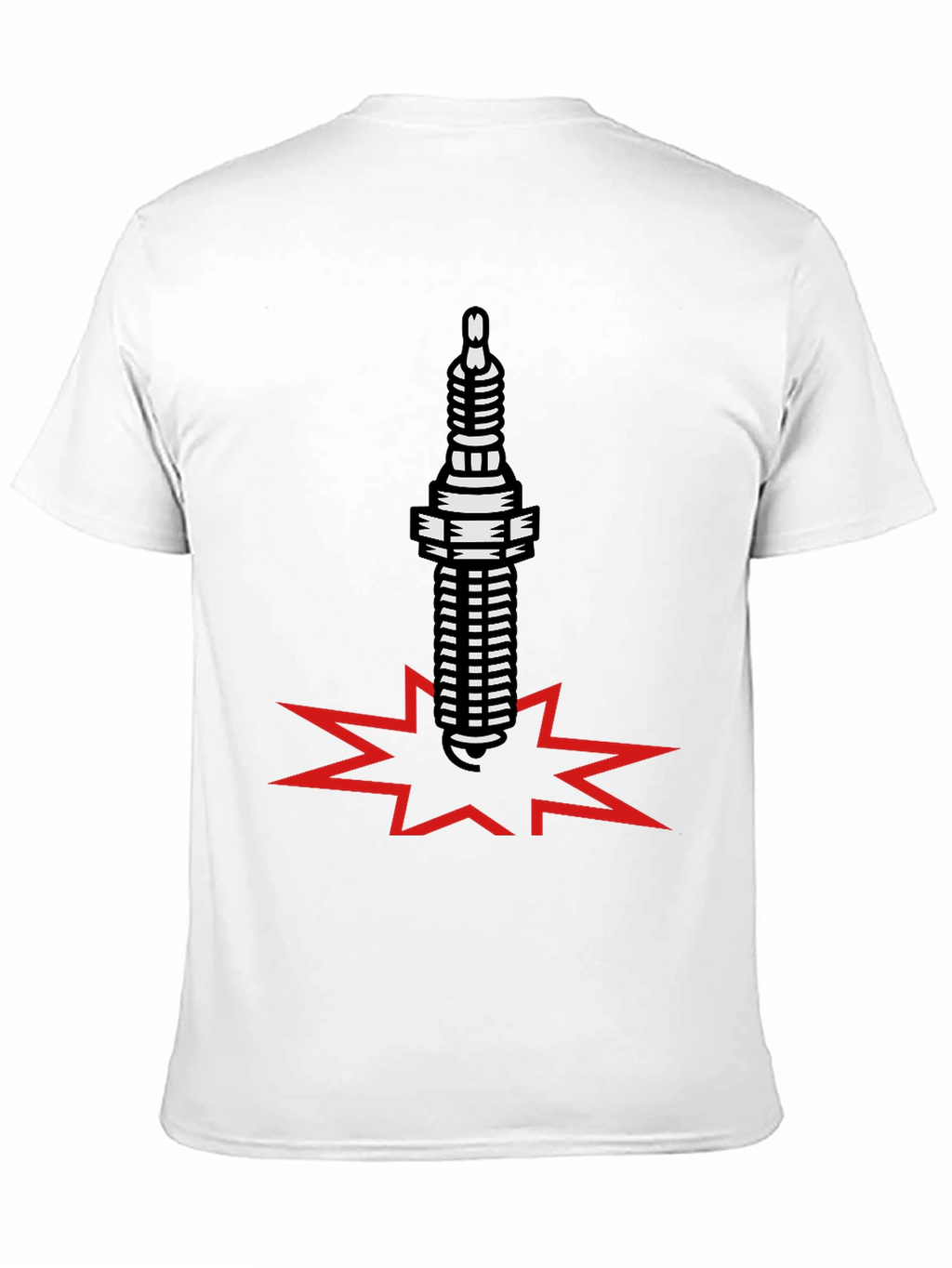 Spark Plug Boom Black T-Shirt