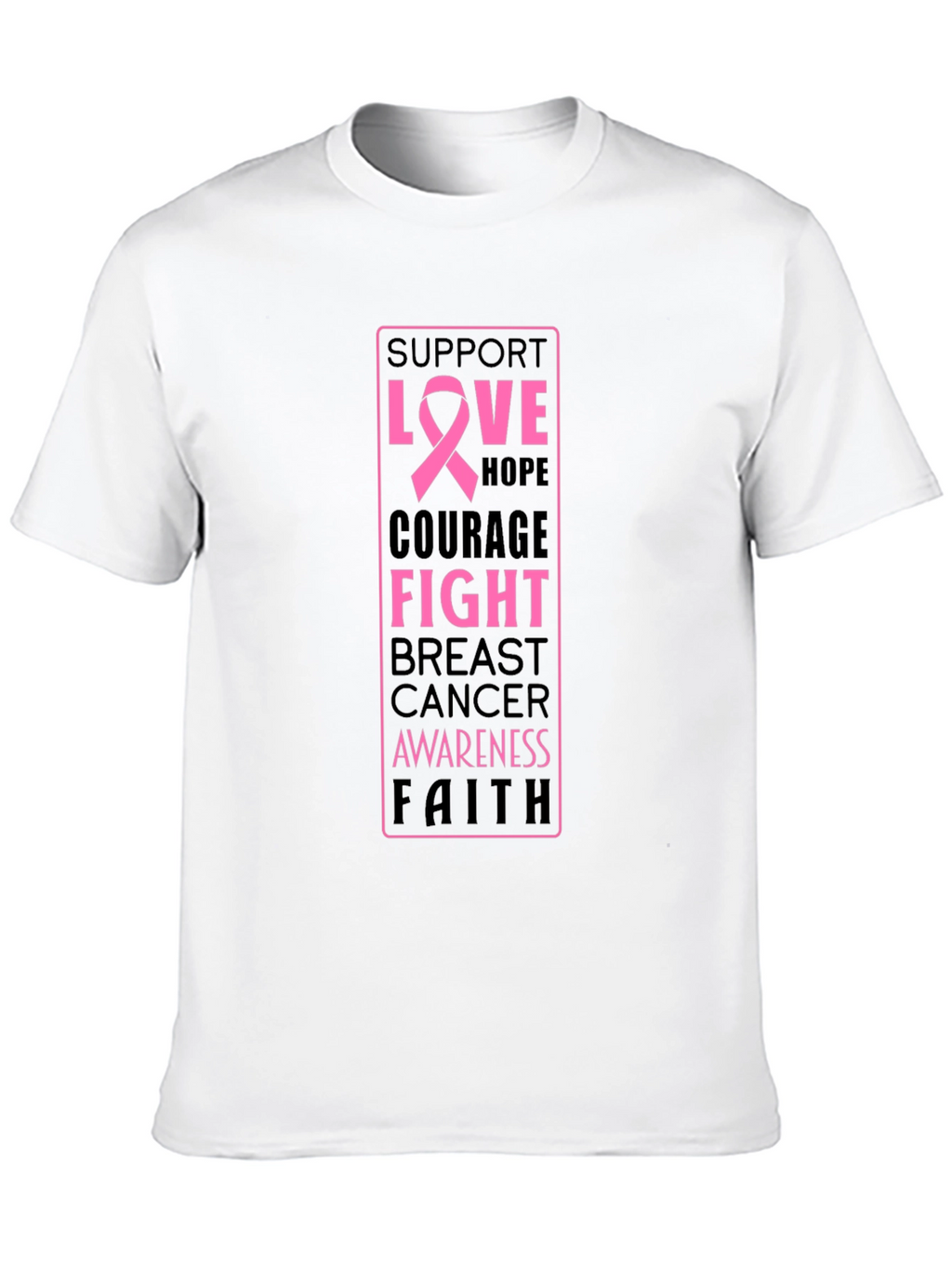Breast Cancer Awareness Support T-Shirt